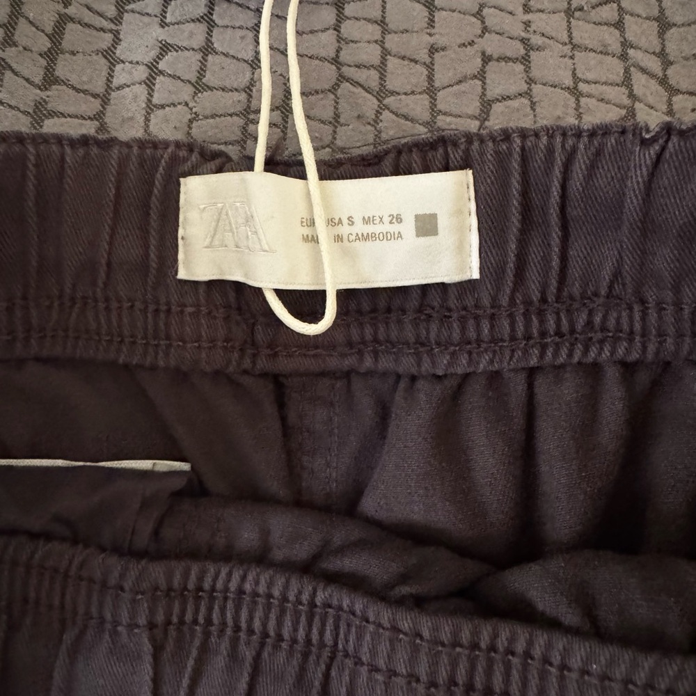 Zara Gray Chinos Tailored High-Waisted pants. Used - Picture 11 of 12